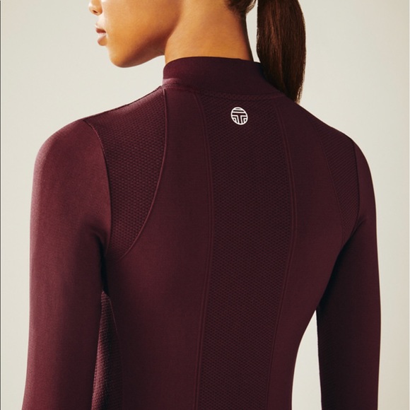 NWT Tory Burch Sport seamless fitted pullover - Picture 3 of 9